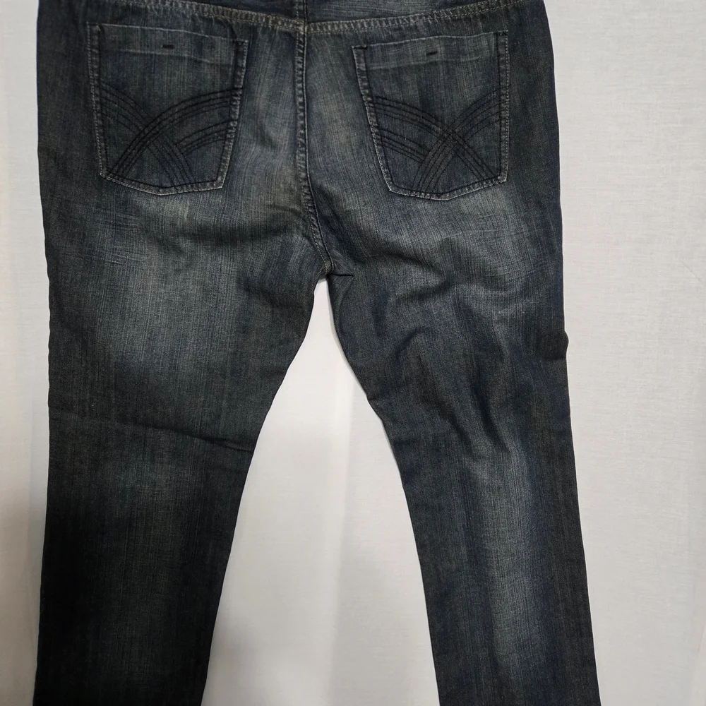 MENS Kenneth Cole Reaction Black Straight Jeans Classic Style